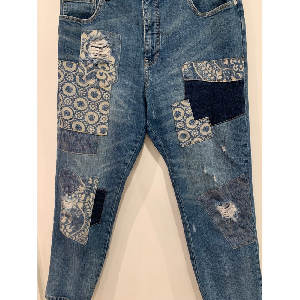 Anthropologies Pilcro Womens Patchwork Jeans Sz 2… - image 3